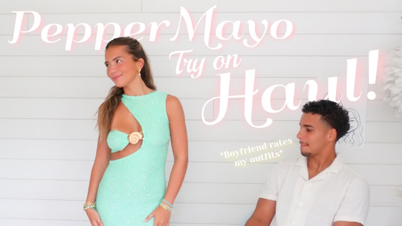 YouTube post by @itsmeali685 for PEPPERMAYO. Caption reads: [...] these outfits in Jamaica! Thank you....