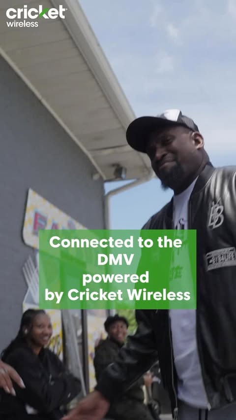 Instagram post by @backyardband for Cricket Wireless. Caption reads: [...] classic DMV questions. Appreciate....