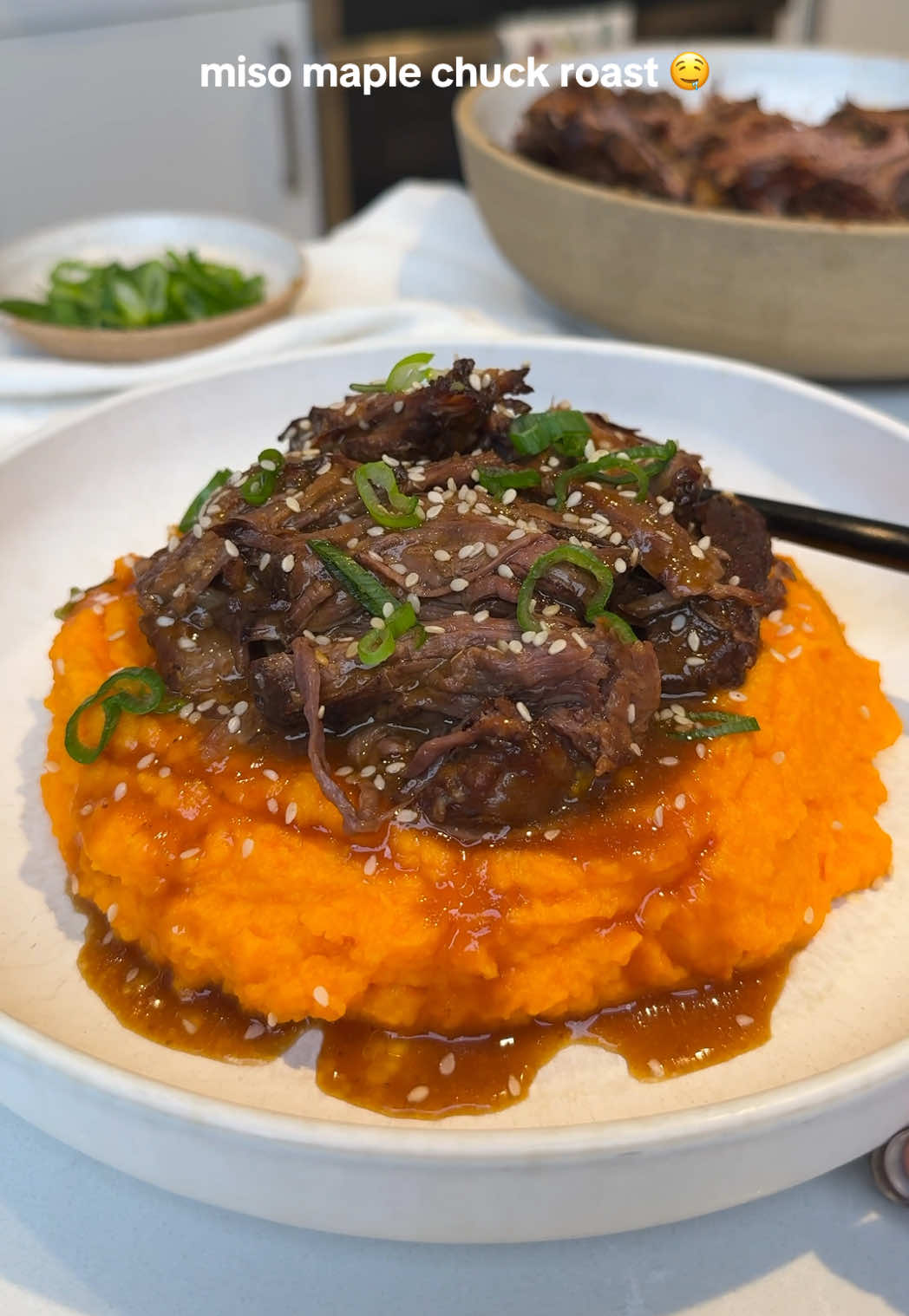 TikTok post by @munchinwithmaddie_ for Instant Pot. Caption reads: [...] way more fun imo 🤭it’s made in the @Instant....