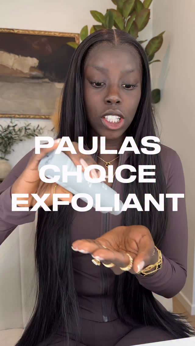 Instagram post by @golloria for Paulas Choice. Caption reads: idk what you got going on in the lab Paula BUT....