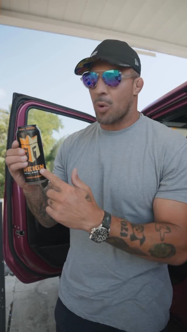 Instagram post by @brendanschaub for Reign Body Fuel. Caption reads: Drink @reignbodyfuel get swag! Too easy fam. 

✔️....
