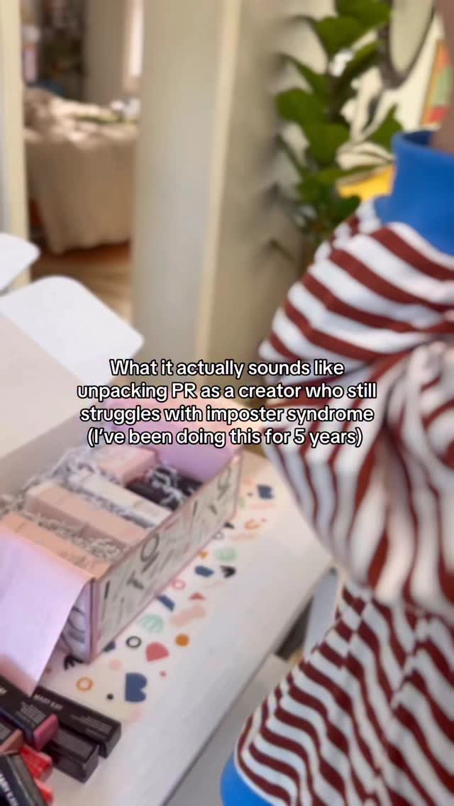 Instagram post by @annakristinam for Mary Kay. Caption reads: My imposter syndrome and struggle to acceptance....