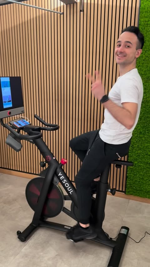 Instagram post by @enzo_greco for YESOUL FITNESS. Caption reads: Ad | Anzeige | Werbung Ready to start 2026 as your....