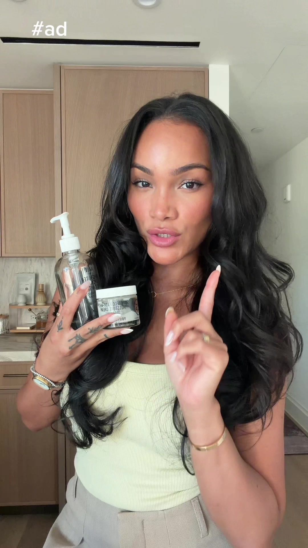 TikTok post by @allyiahsface for Youth To The People. Caption reads: 25% off is happening NOW! Grab my favorite @Youth....