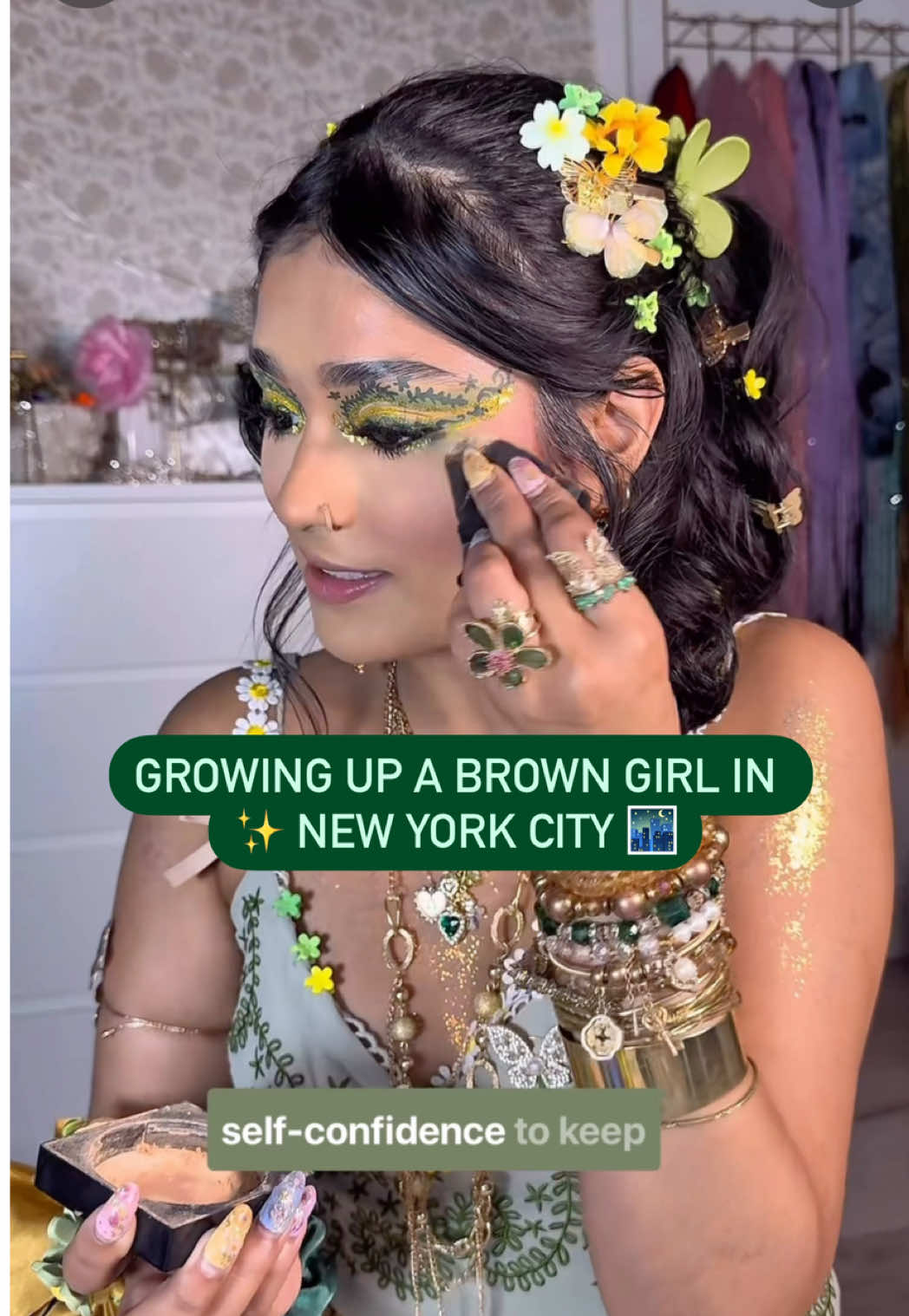 TikTok post by @alinas.makeup for Ardell Beauty. Caption reads: The environment that each of us grow up in has a....