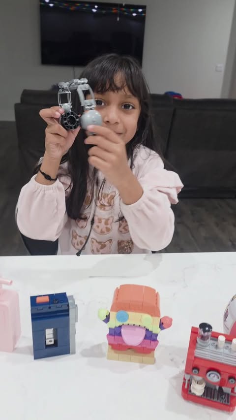 Instagram post by @akira_littleprincess for ZURU Toys. Caption reads: We truly enjoyed building this together 🧱 The MAX....