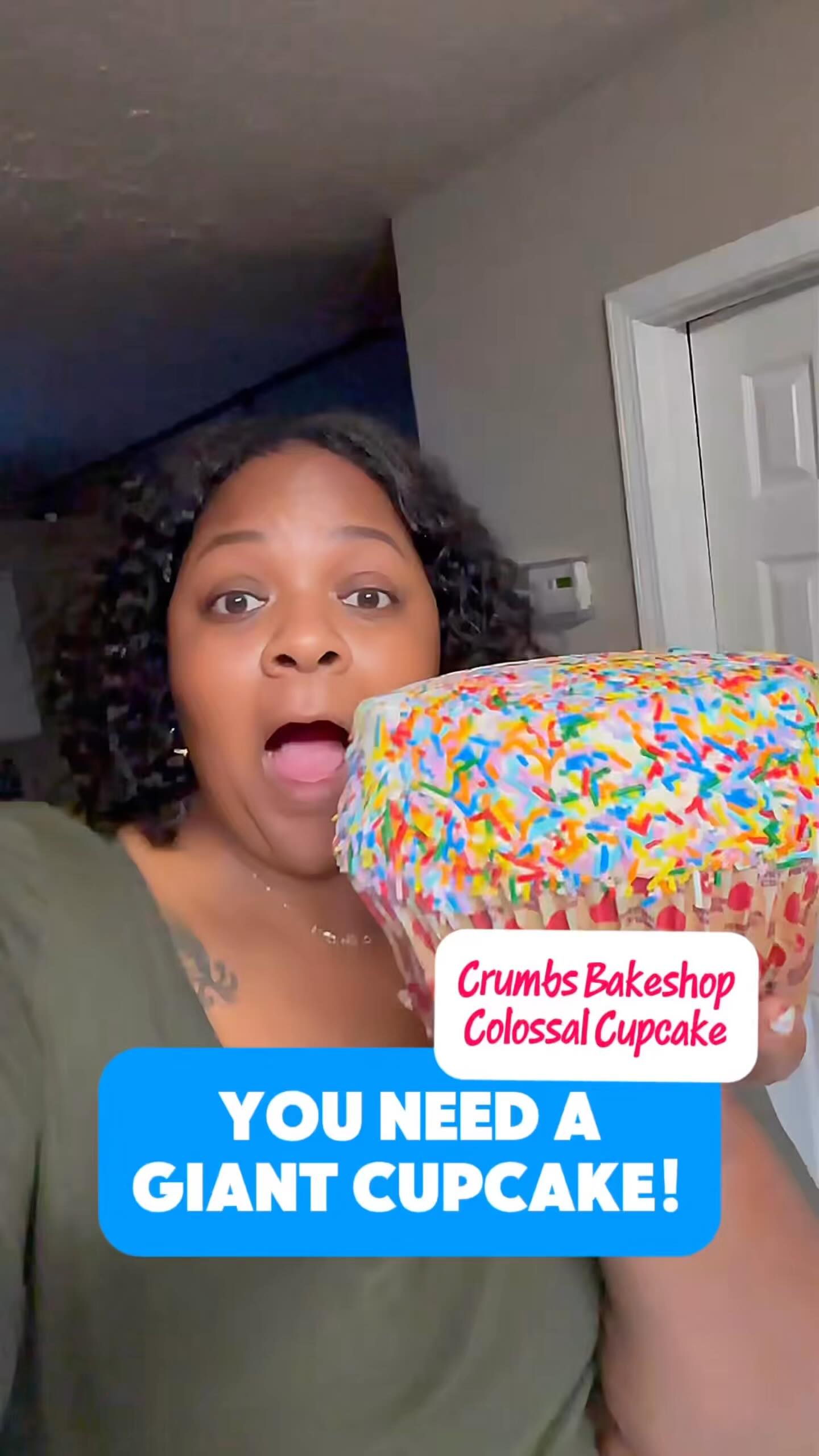 Instagram post by @fabglance for Original Crumbs. Caption reads: If your having a bad day, head to @krogerco and....