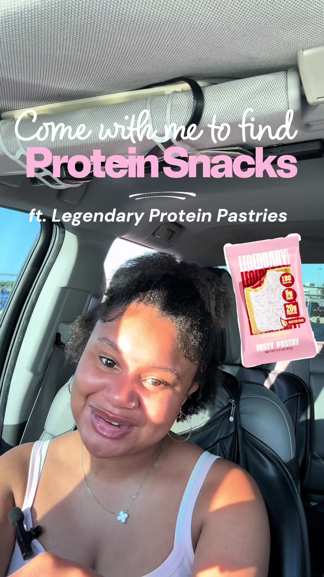 TikTok post by @skyyscraps for Legendary Foods. Caption reads: Thank you @Legendary Foods @Walmart these protein....