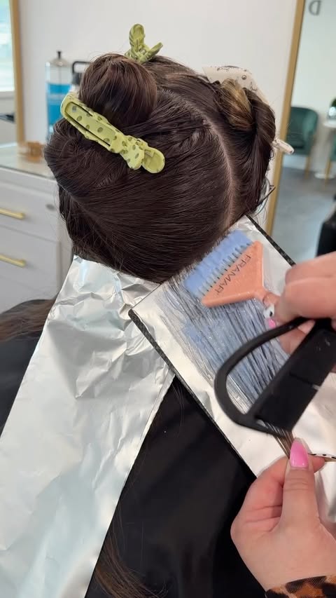 Instagram post by @vividsandbalayage for Joico. Caption reads: [...] we were both obsessed! ✨the lift from....