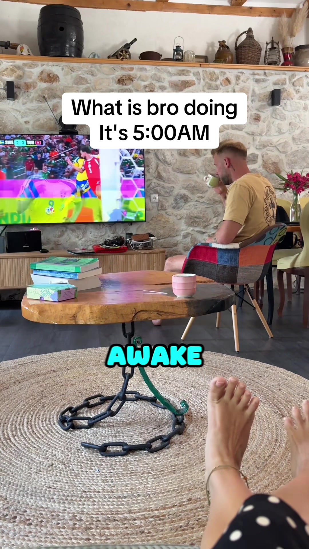 TikTok post by @blake.dates for Block Blast. Caption reads: Survival kit World Cup edition with @Block Blast!....