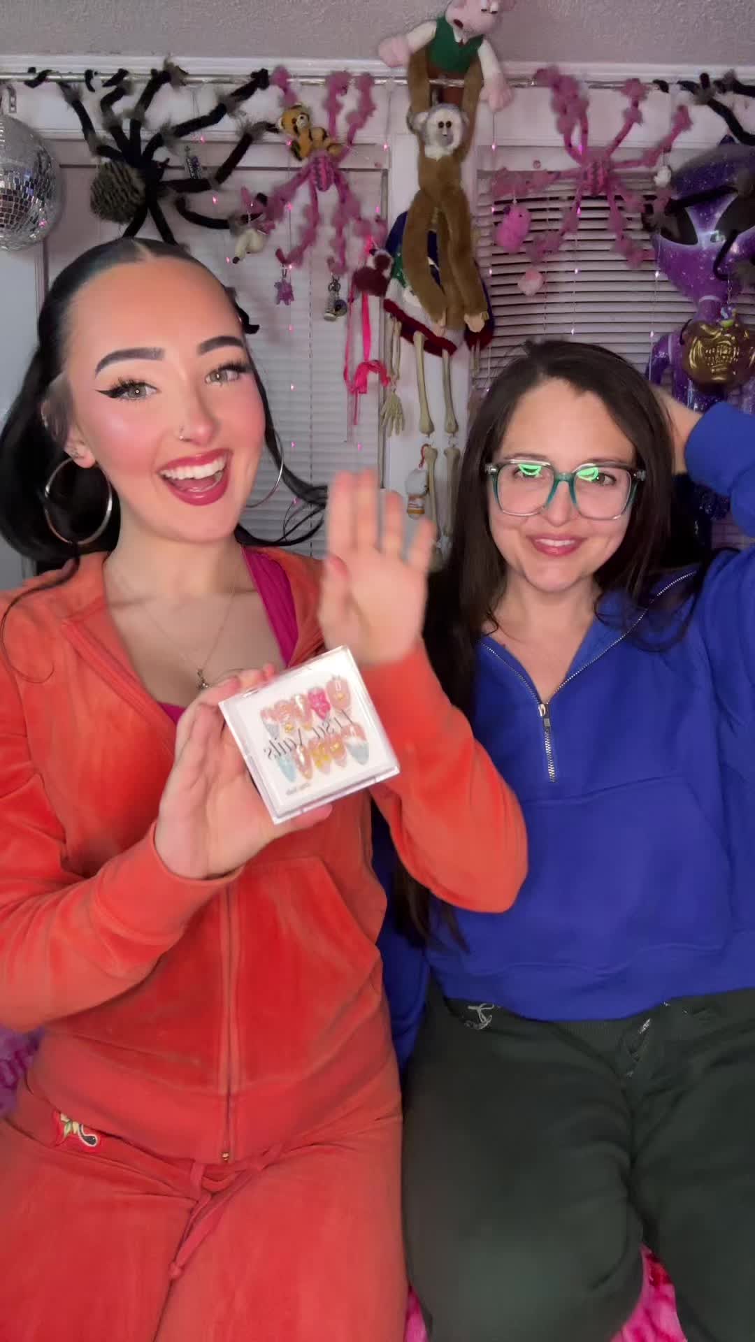 TikTok post by @emilyandchloie for Ersa Nails. Caption reads: Part 2 @Ersa Nails 💅 #nailart #ersanails #nailtok....