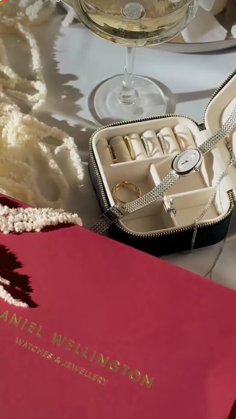 Instagram post by @pindy_gwala for Daniel Wellington. Caption reads: I made this video for TikTok and had no intention....