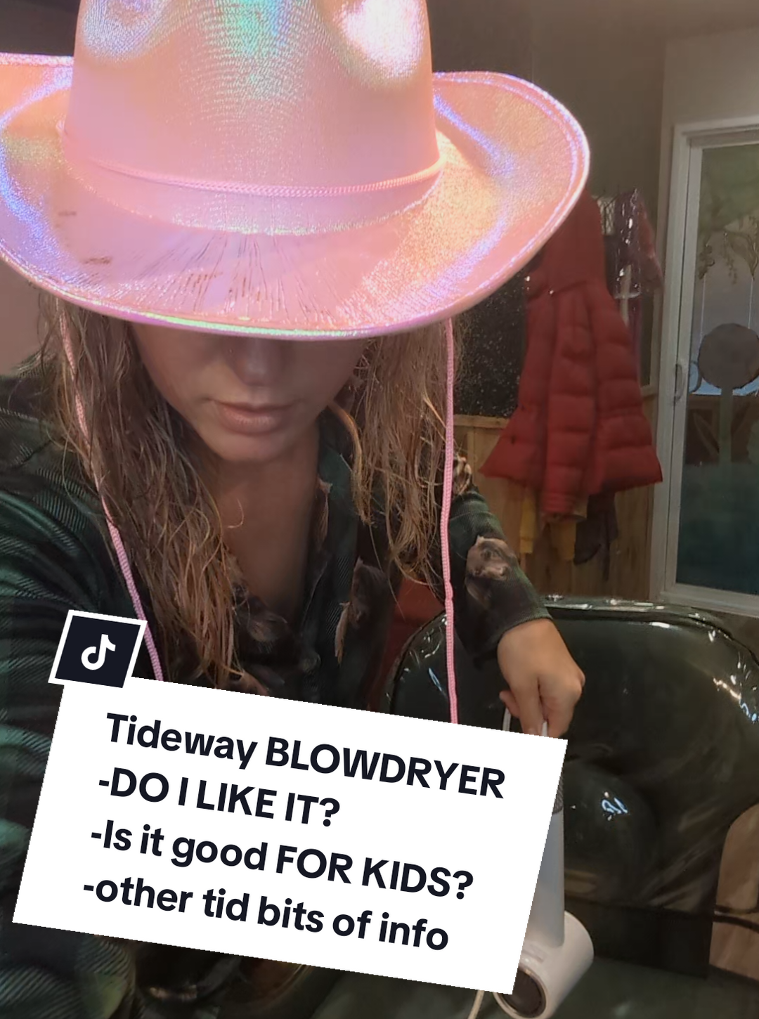 TikTok post by @creativitiesrogue for Tideway. Caption reads: I got to use my@Tideway - Tideway Ionic hair....