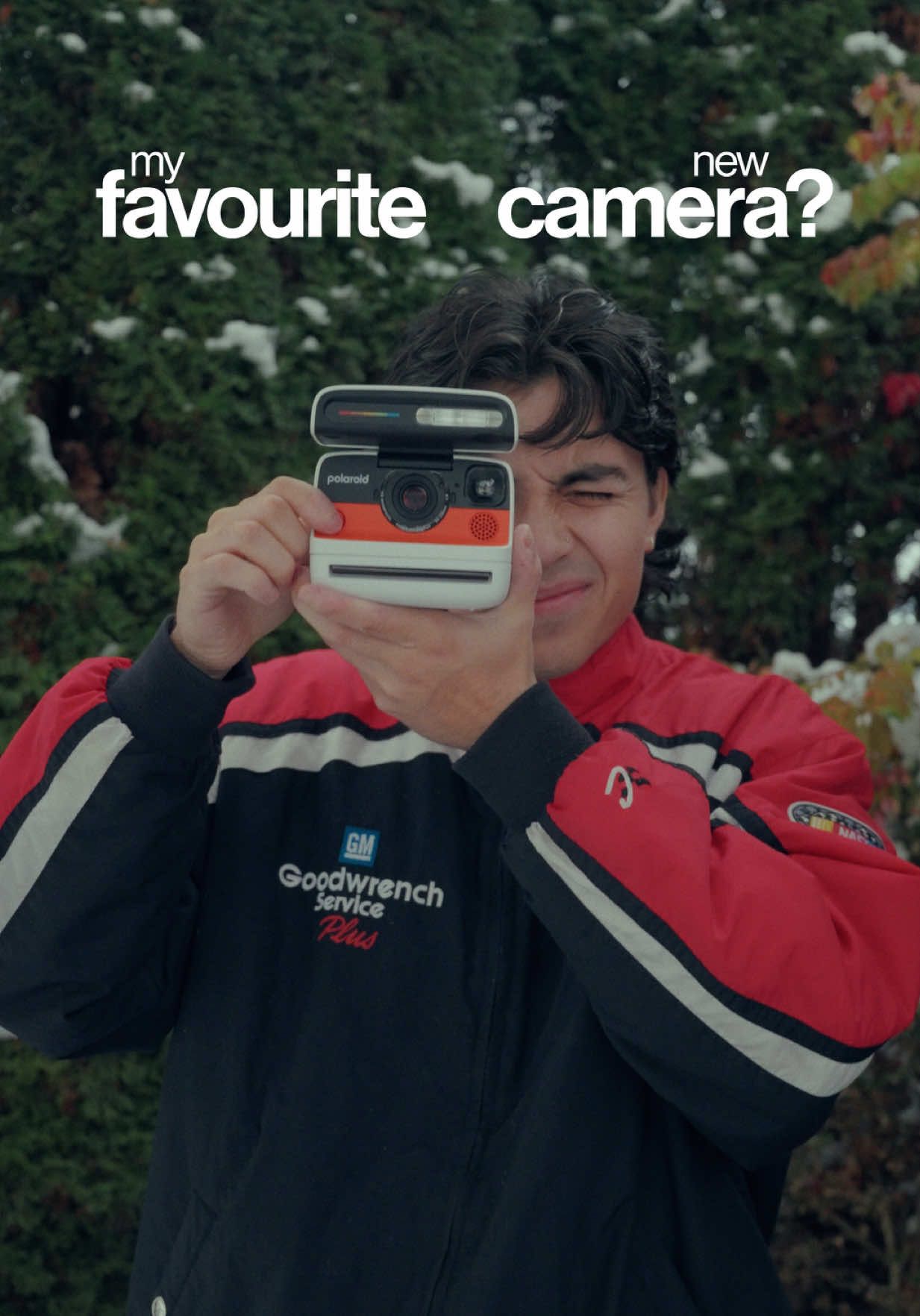 TikTok post by @m0rra for Polaroid. Caption reads: [...] the holidays this season📸 Get 10% off....