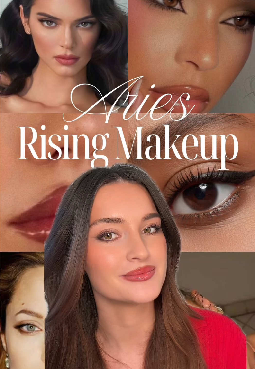 TikTok post by @sarahashleya for Kosas. Caption reads: [...] lip oil in pumpkin spice @Kosas cloud set....