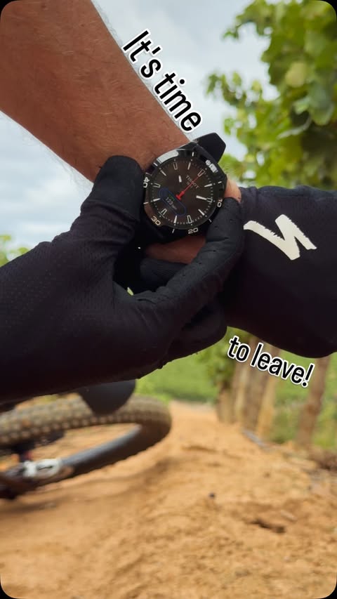 Instagram post by @jorisryf for TISSOT. Caption reads: [...] in South Africa is recorded on my....
