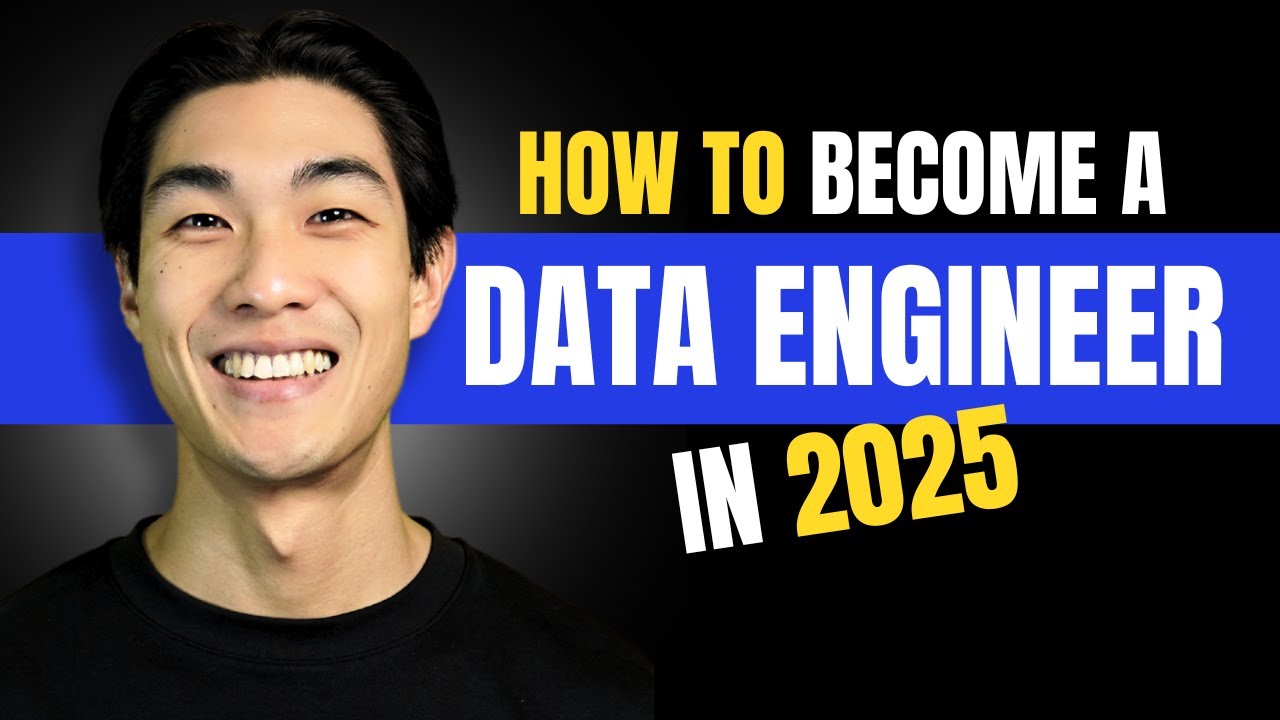 YouTube post by @mo-chen for Paperwrld. Caption reads: How to Become a Data Engineer in 2025.