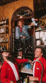 Instagram post by @benjicavagna for MARTINI. Caption reads: The event of the event!🇮🇹 

We celebrated la....