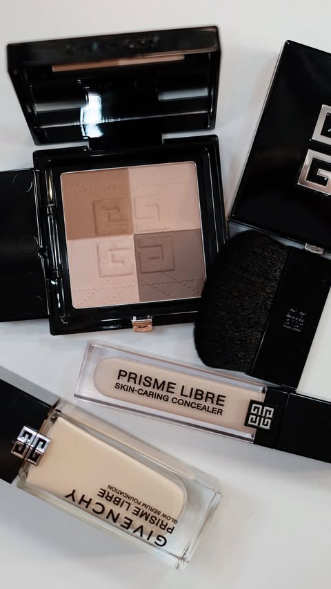 Instagram post by @molindmann for Givenchy Beauty. Caption reads: Tutorial com @givenchybeauty ☆

Base e Corretivo....