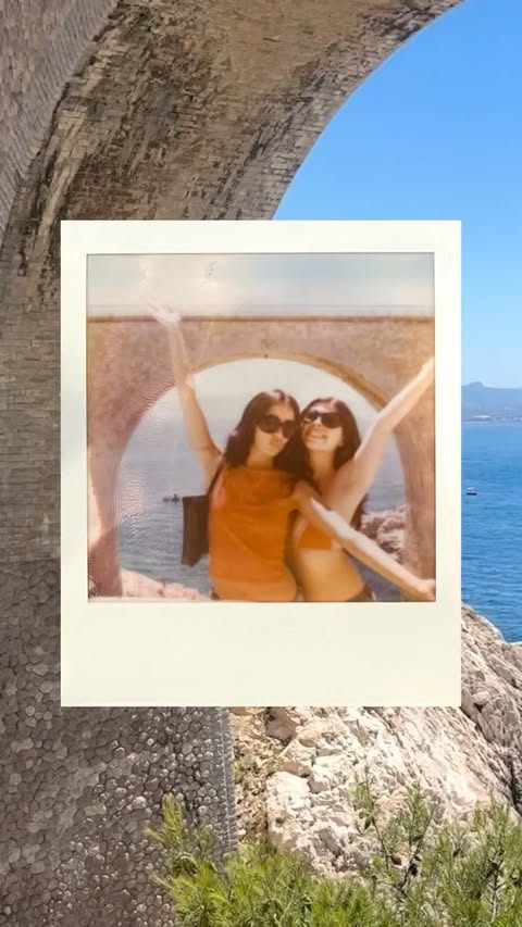 Instagram post by @nadiaalexeev for Polaroid. Caption reads: went full analog for 3 days with @polaroid !....