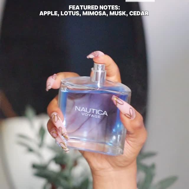 Instagram post by @funmimonet for Nautica. Caption reads: ad | Masculine. Fresh. For the dad who never....