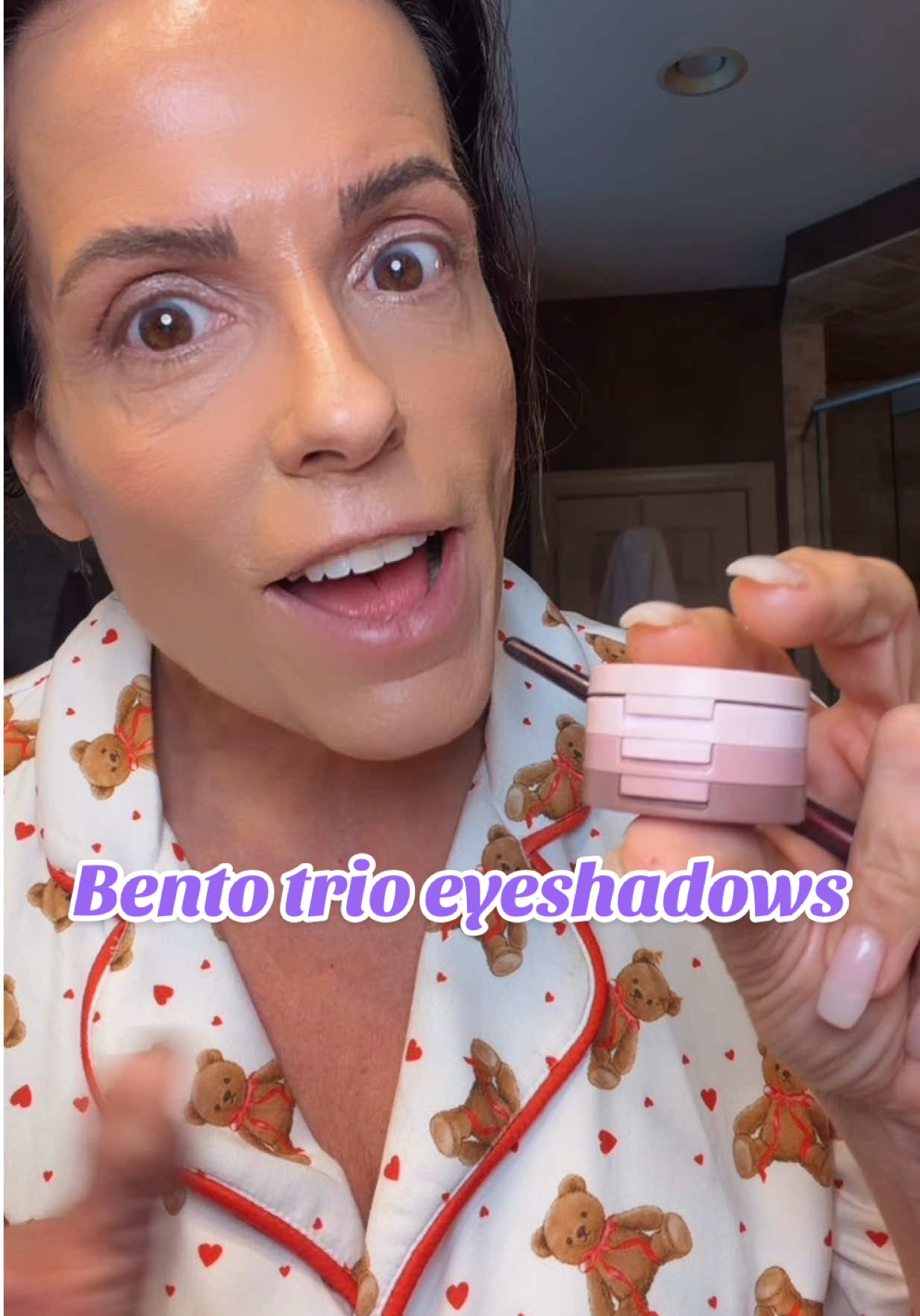 TikTok post by @affiliatetammytaylor for Kaja Beauty. Caption reads: [...] #makeuptips #newyearnewme @Kaja Beauty.