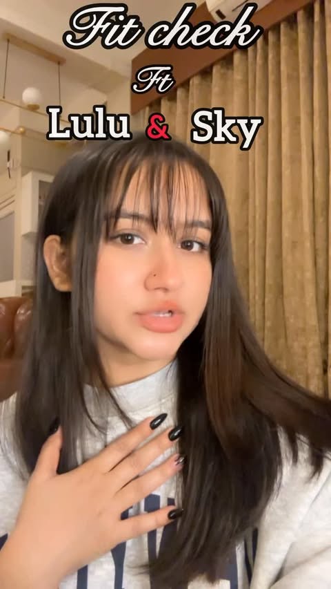 Instagram post by @_anindita.a for Lulu & Sky. Caption reads: Can we just appreciate this fit for a moment? It’s....