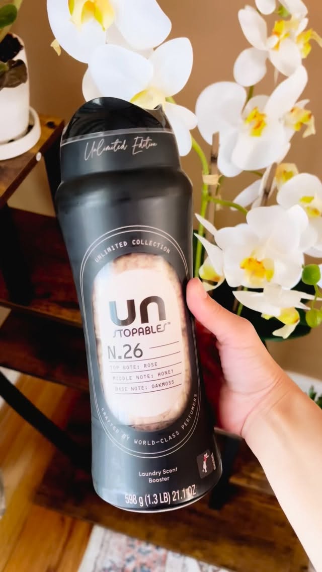 Instagram post by @momlifeglow_ for downy. Caption reads: ✨ Luxe laundry moments…
Even doing laundry feels....