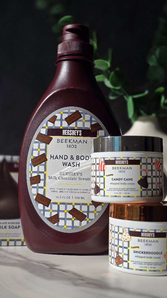 Instagram post by @try_with_me_dc for Hersheyland. Caption reads: The SWEETEST Collab of the Season....