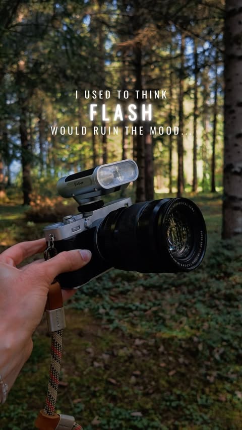 Instagram post by @larissagabrielli.photography for Viltrox. Caption reads: [...] my ISO much higher than I’d like. The....
