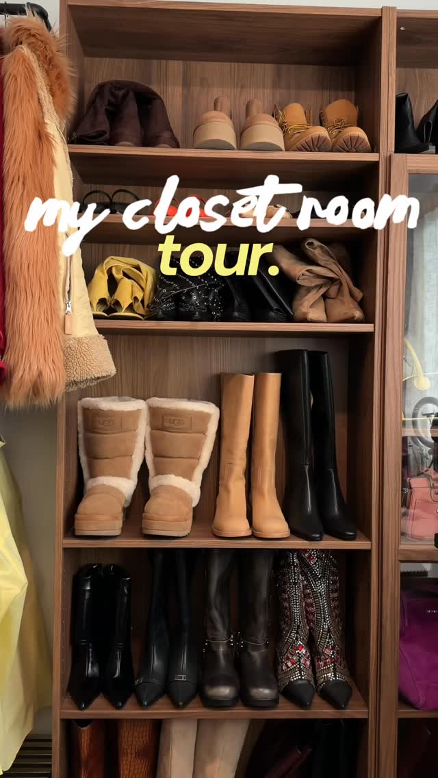 Instagram post by @avericamille for thredUP. Caption reads: closet of my dreams <3 she is filled with so much....