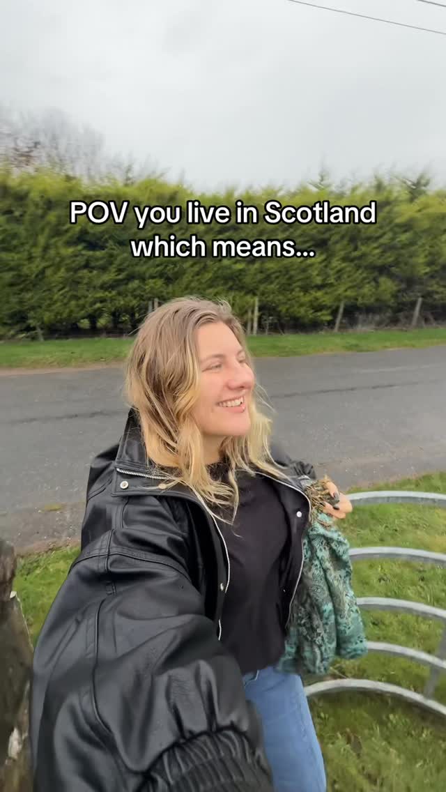 Instagram post by @thewee.witch for VisitScotland. Caption reads: Seriously if you’re driving around Scotland leave....