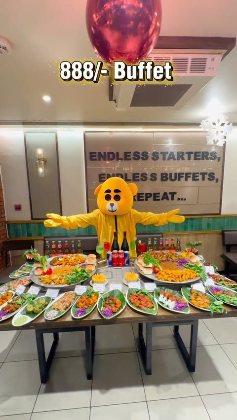 Instagram post by @mana_visakhapatnam for Barbeque Nation. Caption reads: 90+ items UNLIMITED BUFFET for just 888/-

Student....