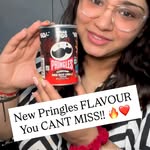 Instagram post by @romaloves_food for Pringles. Caption reads: @pringlesindia I found my new favourite....