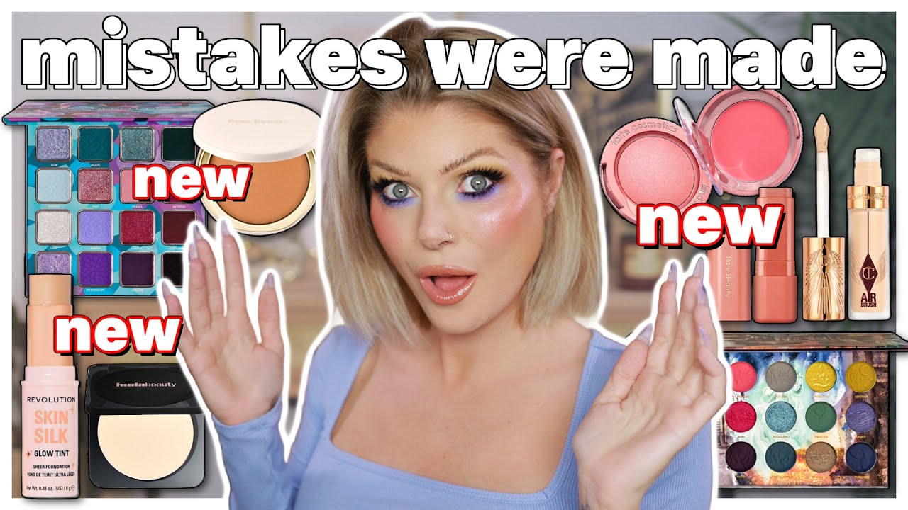 YouTube post by @AngelicaNyqvist for Adept Cosmetics. Caption reads: Why Does My Face Look So Greasy?! 😒 TRYING NEW....