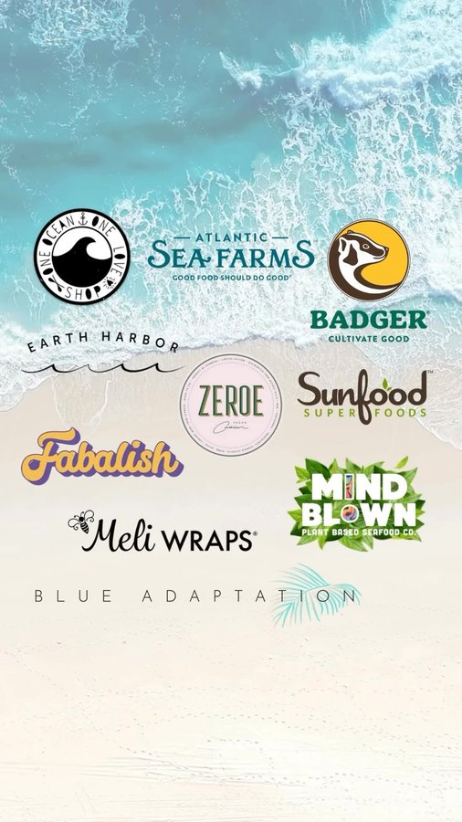Instagram post by @blueadaptation for Earth Harbor. Caption reads: 🌊WORLD OCEAN MONTH GIVEAWAY🌊

We’ve teamed up....