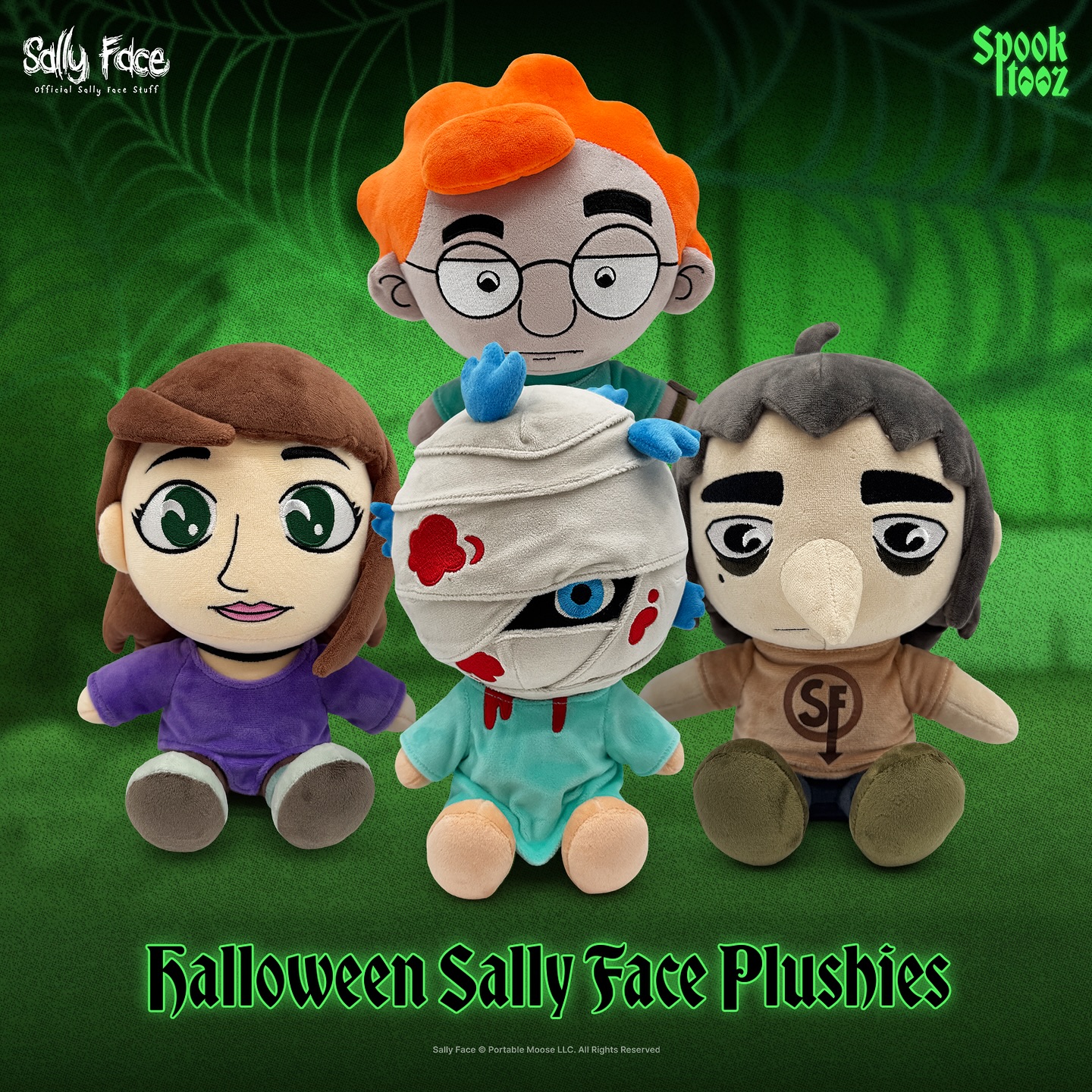 Instagram post by @portablemoose for Youtooz. Caption reads: i miss my mommy... ☹️

#sallyface is back at....