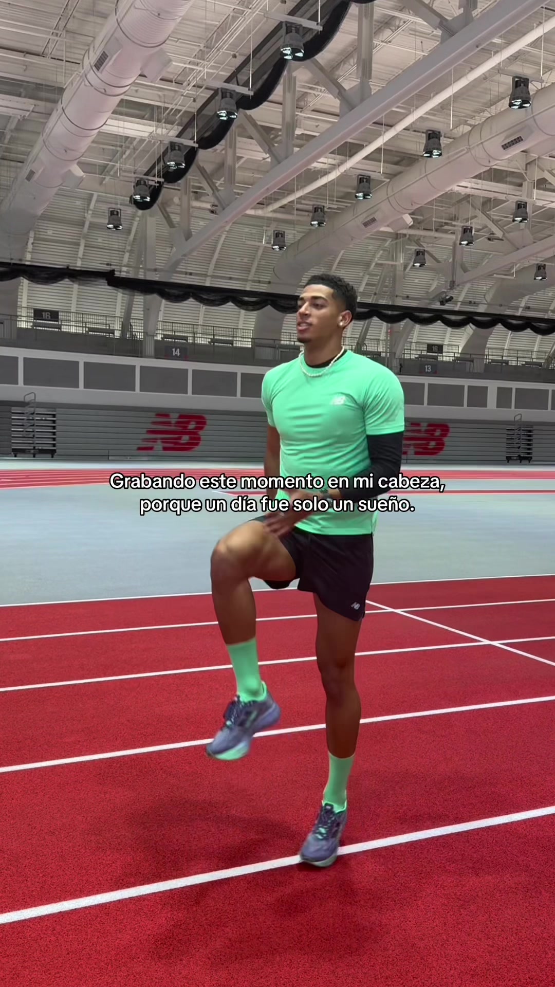 TikTok post by @danicastilla.tf for TAG Heuer. Caption reads: Gracias ❤️ @tagheuer @New Balance publi.