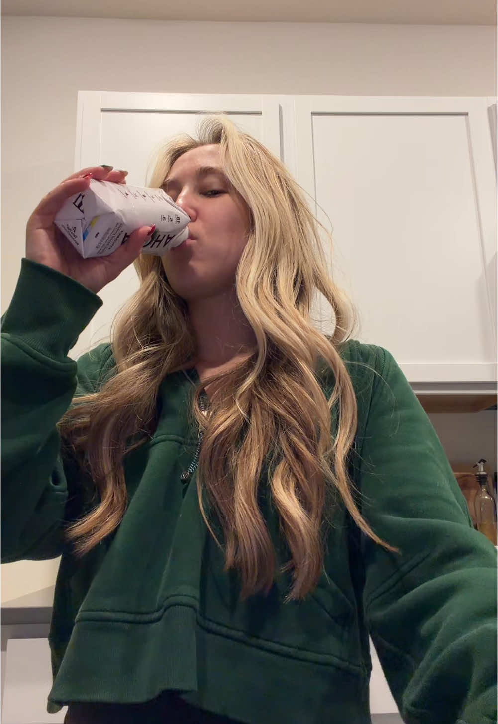 TikTok post by @nichole.caroline2.0 for ALOHA. Caption reads: @ALOHA Protein.