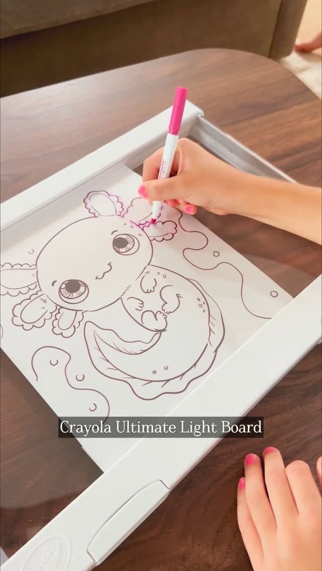 Instagram post by @simplysavingsdeals for Crayola. Caption reads: Paid partnership with Crayola 💛 
Comment “BOARD”....