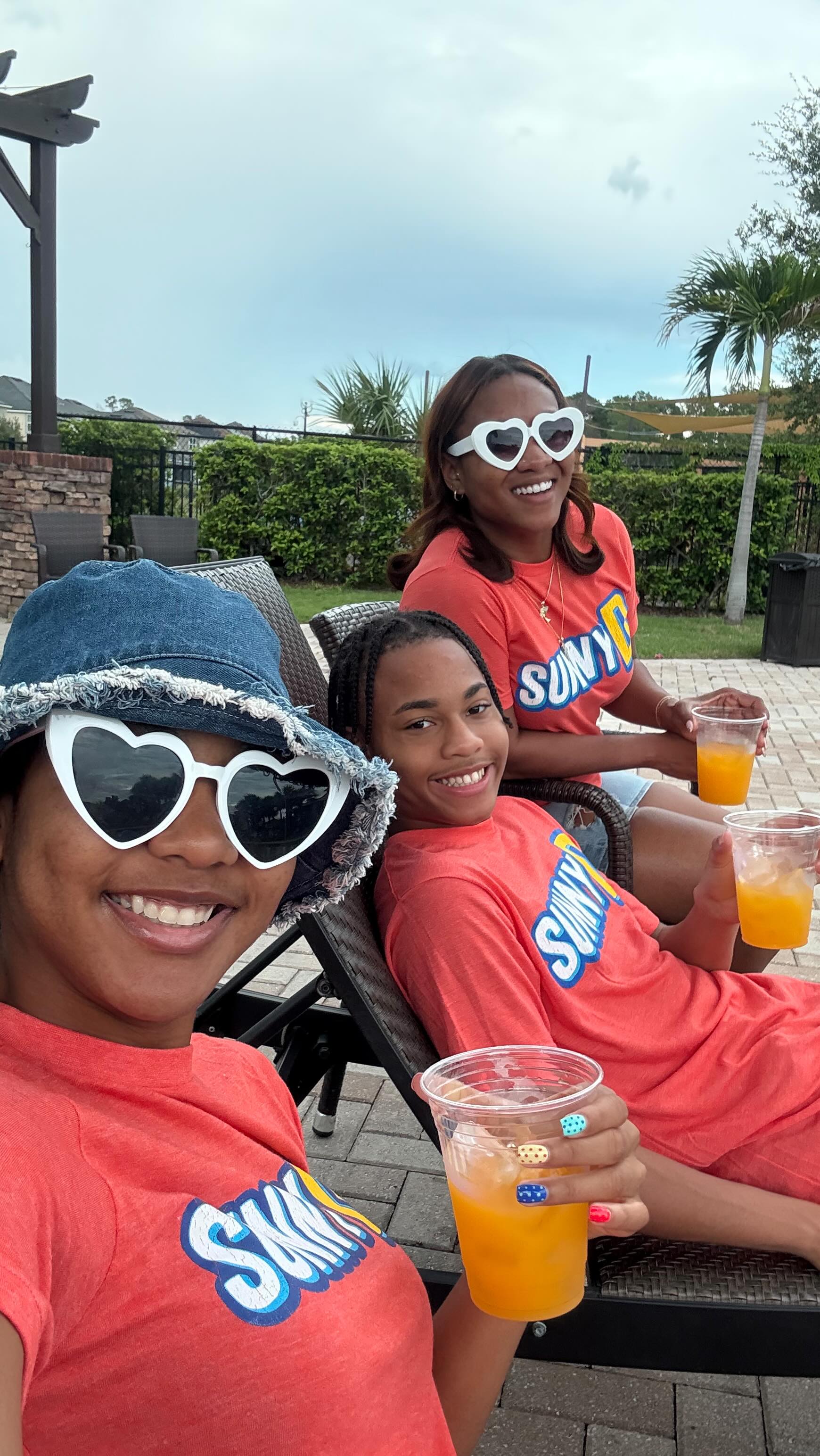 Instagram post by @lifewithcina for SUNNYD. Caption reads: It’s giving swimwear, water, snacks, and....