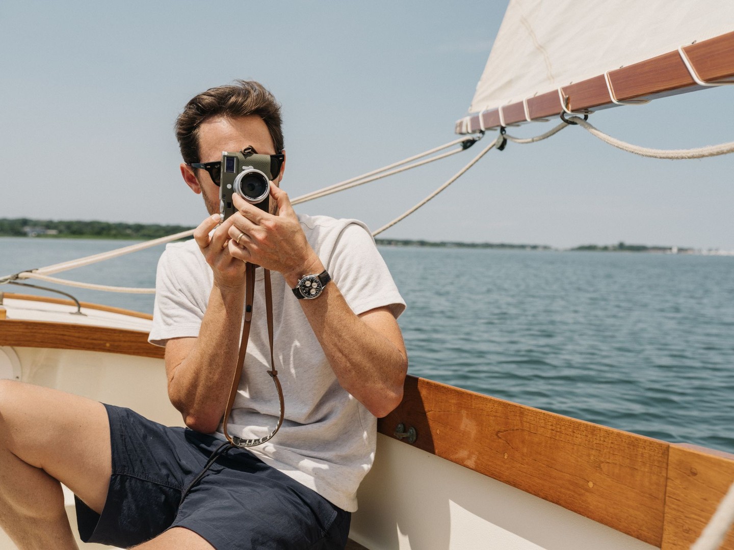 Instagram post by @lifeof_riley for Leica Camera. Caption reads: Uncomplicated, timeless, and instinctive. For....