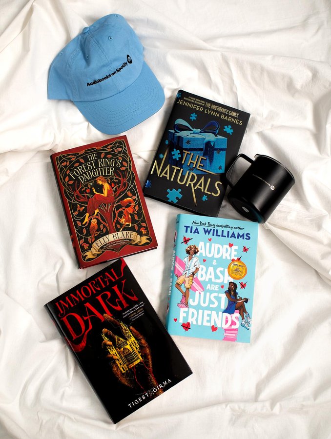 Instagram post by @spotifyforauthors for The NOVL. Caption reads: [...] to win at the link in bio!! #novlbox....