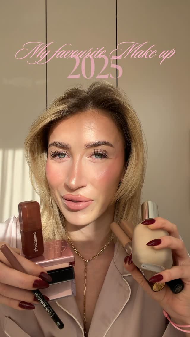 Instagram post by @sophievrg_ for Natasha Denona Beauty. Caption reads: [...] filter, easy bake cherry blossom....