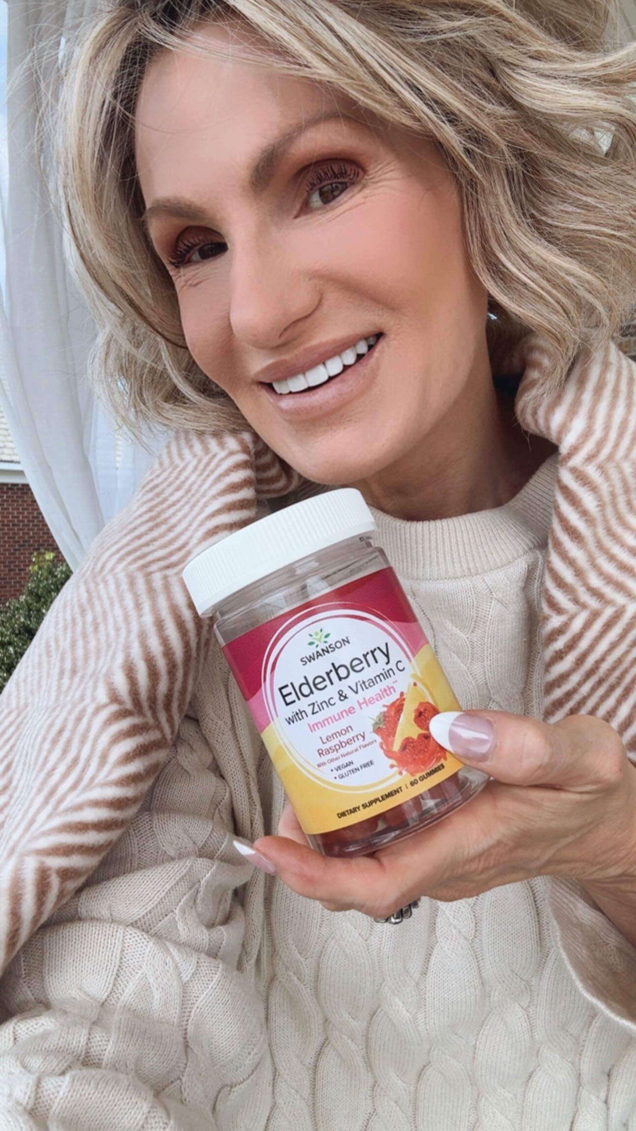 Instagram post by @oysterstopearls for Swanson Health. Caption reads: As fall rolls in and the air gets crisp, I’m....