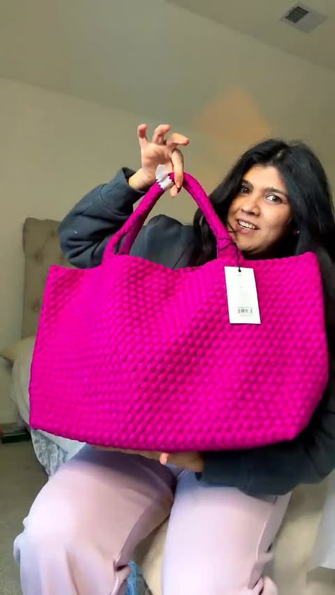 Instagram post by @thepatelsusa for Sol and Selene. Caption reads: #ad Sol and Selene sent us these amazing bags. I....