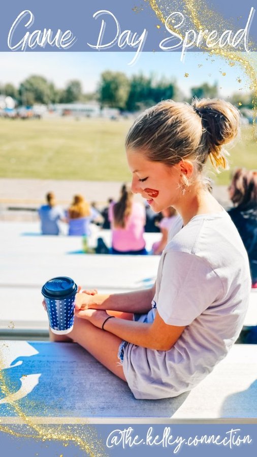 Instagram post by @the.kelley.connection for General Mills. Caption reads: Always on top of our Game Day snacks with....