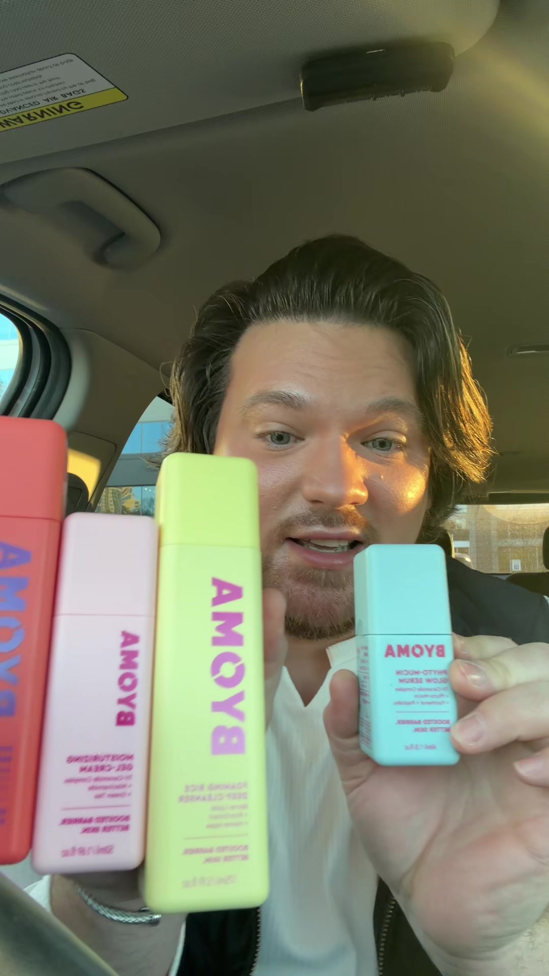 TikTok post by @jesselelandbaker for BYOMA. Caption reads: [...] share this post! And you could win this ....