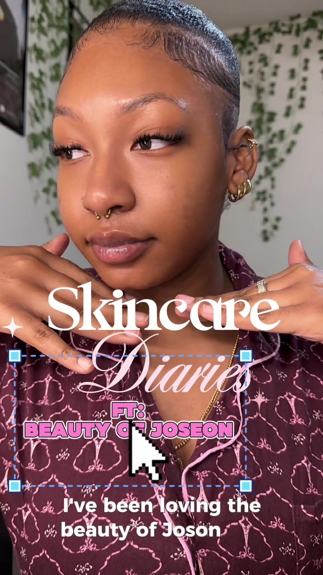 TikTok post by @dezznexttdoor for Beauty of Joseon. Caption reads: #ad @Beauty of Joseon Malay LOVE MY EYE SERUM....