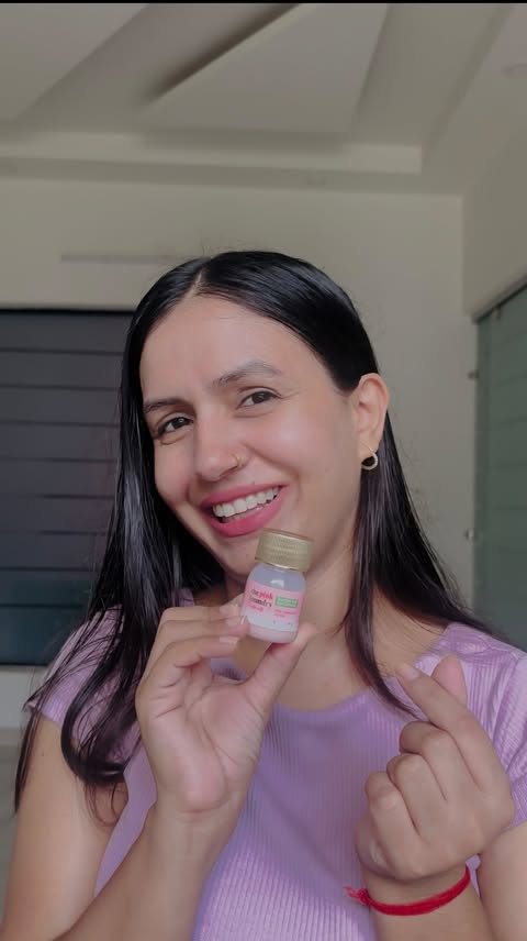Instagram post by @geetmahirana for ThePinkPantherCo. Caption reads: Pimple emergency? 🌙✨ My overnight SOS for active....